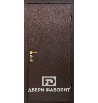 недорогая стальная дверь с отделкой цинкогрунт и ламинированная панель