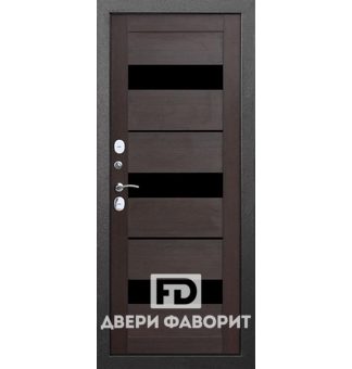 дверь металлическая с терморазрывом отделана экошпоном