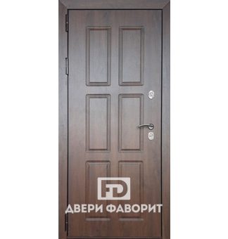 офисная дверь с отделкой из МДФ винорит с двух сторон