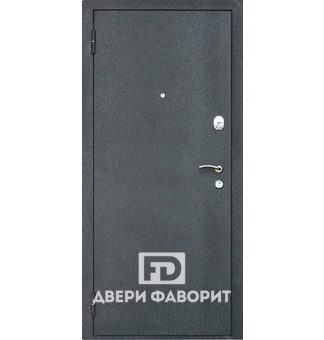 Входная дверь в квартиру с окрсом серого цвета