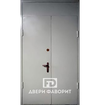 Дверь в загородный дом с верхней вставкой - МД-242