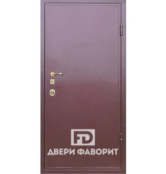 Дверь с отделкой цинкогрунт - МД-245