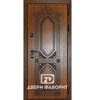 Дверь металлическая с виноритом под дерево