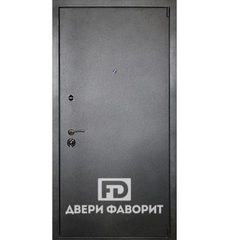 Дверь с чёрным порошковым напылением