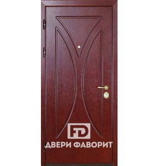 Металлическая дверь с МДФ экошпон