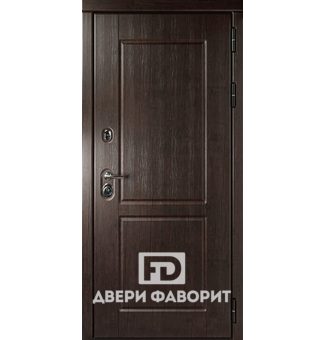 металлические двери с отделкой винорит