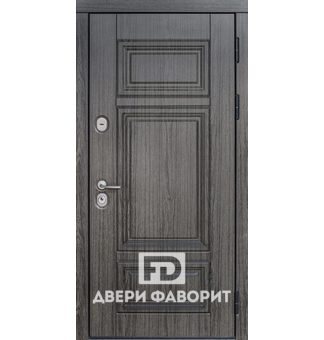 уличная стальная дверь с отделкой винорит, усилена тремя петлями на подшипниках