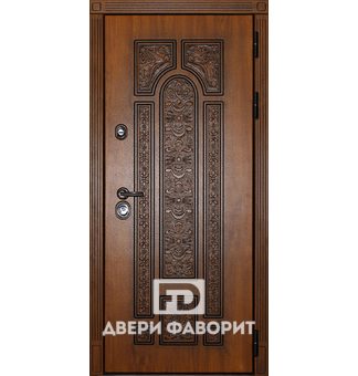 железная уличная дверь с антикоррозийным покрытием винорит